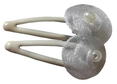 Hair Power Circle csit-csat, fehér, 2 db