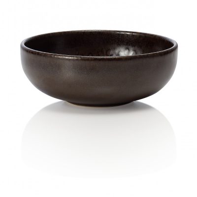 ONE METALLIC BROWN 12 cm-es 200 ml-es kőporcelán kis tálka