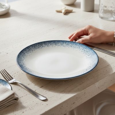 Vida Marina lapostányér 27 cm, porcelán - Német minőség