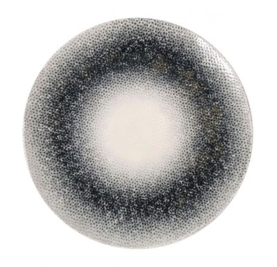 Mademoiselle Szürke Átmenetes Porcelán Lapostányér – 26cm, Fine Dining tálaláshoz