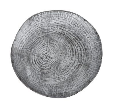 Ledo Porcelán Prezentációs Tányér – 27x2,5 cm, Fatörzs Mintával