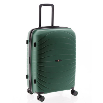 Gladiator Kick-Off zöld M feladott 20kg bővíthető bőrönd