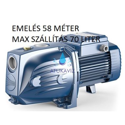 Pedrollo JSWm 2AX JET rendszerű önfelszívó szivattyú