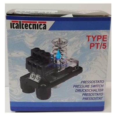 Nyomáskapcsoló PT/5 3 fázisú szivattyúhoz