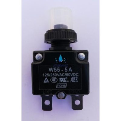 Hőkioldó 5A Szivattyú motorvédő 5 Amper 