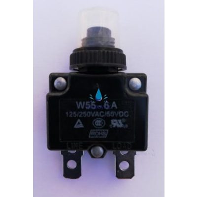 Hőkioldó 6A Szivattyú motorvédő 6 Amper 