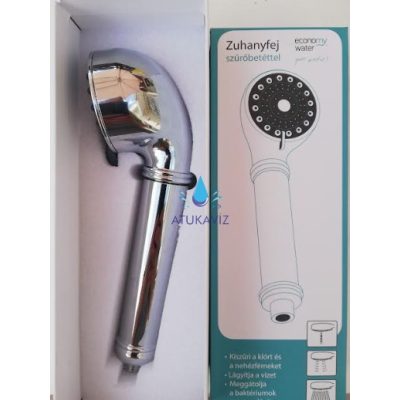 Szűrőbetétes zuhanyfej 