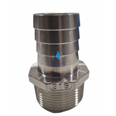 Saválló tömlővég 1 1/2"(6/4 col) - 39 