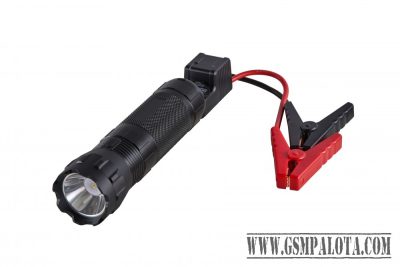 3 in 1 hordozható autóindító, powerbank és lámpa