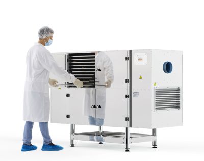 B. Master nagyüzemi, ipari aszalógépek többféle kivitelben és méretben, egyéni igényre szabottan, 14-50 m² között