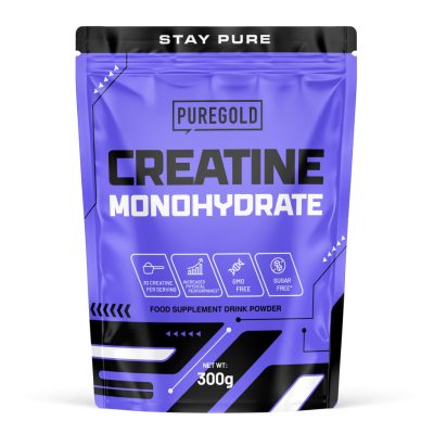 PureGold Creatine Monohydrate étrend-kiegészítő italpor Cherry Lime ízben 300g