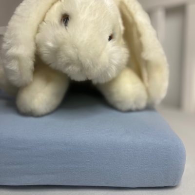 bbaby pamut gumis lepedő 60x120 és 70x140 kék