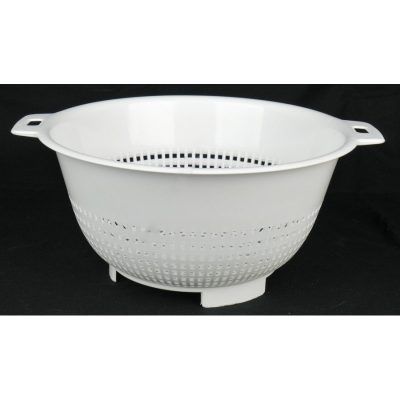 Műanyag Perforált gyümölcsmosó 26-13 cm, fehér