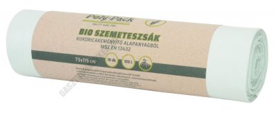 Bio szemeteszsák 73-115 cm PLA 120 literes 10 db/tekercs