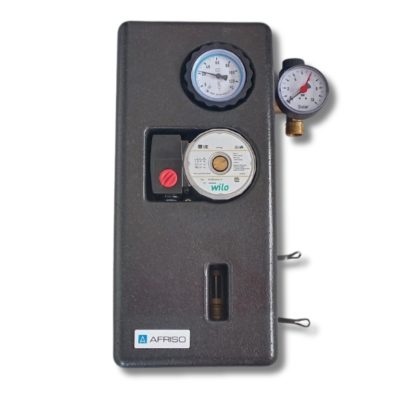 Szolárállomás napkollektor 1 oldali hőszigetelt szivattyú csoport Wilo szivattyúval