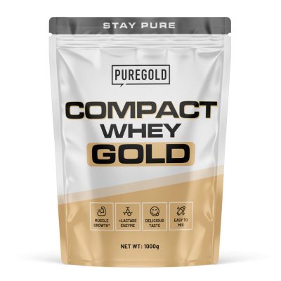 PureGold Compact Whey Gold fehérjepor 1000g - Peach Yoghurt