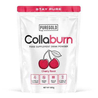 PureGold CollaBurn marha kollagén italpor 300g Cherry íz