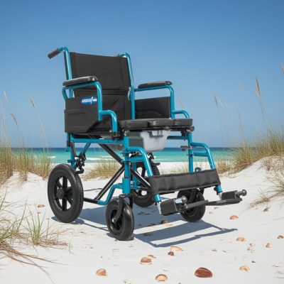 AEGEUS transport kerekesszék szoba wc egyben "U-alakú"