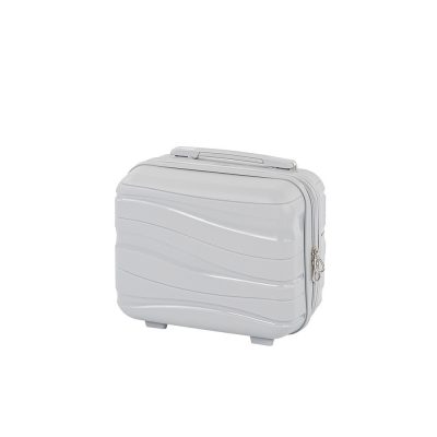 TraveLux Voyager kisméretű kézi bőrönd keményfedeles 26x31x14 cm szürke