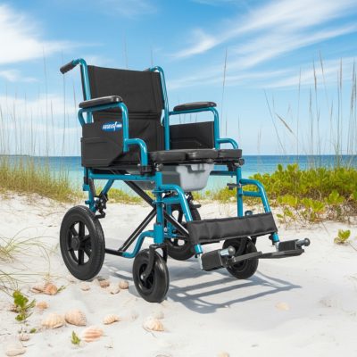 AEGEUS transport kerekesszék szoba wc egyben "U-alakú"