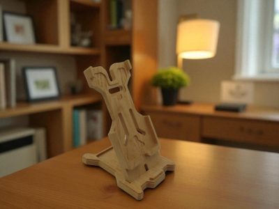 Fa telefontartó (Tölgy)