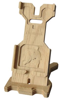 Fa telefontartó, Halas