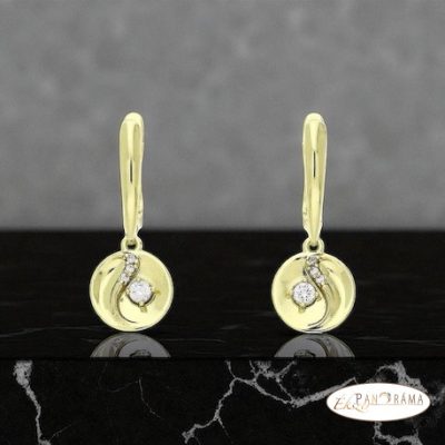 14K Gold Filled lógós fülbevaló - Estera