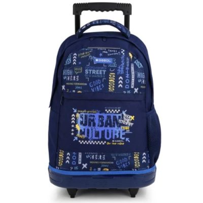 Skull iskolatáska, gurulós hátizsák