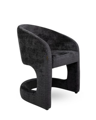 MaMaison Shelly Modern Kárpitozott Fotel Fekete