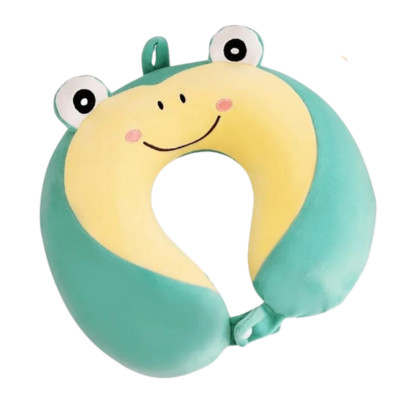 UtazóPajti béka memóriahabos gyerek nyakpárna