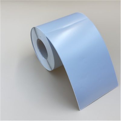 101,6x152,4mm PET Matt SILVER műanyag címke 300 db/40gy + RITZ