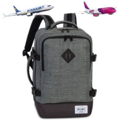 Bestway szürke 40x25x20 Ryanair, WizzAir méretű kabintáska
