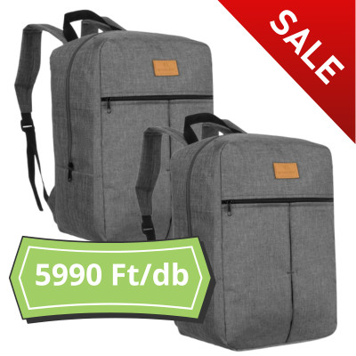 Rovicky szürke akciós Ryanair, WizzAir ingyenes kézipoggyász méretű hátizsák