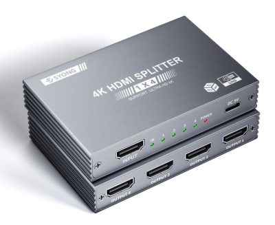 HDMI 1×4 jelosztó több kijelzőn egy forrás Splitter