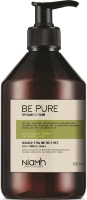 Niamh Be Pure Nourishing hajpakolás száraz és élettelen hajra, 500 ml