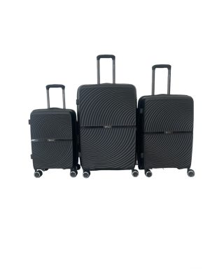 Orient antracit szürke bővíthető bőrönd szett