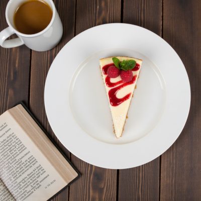 Felit fehér színű 20,5 cm-es porcelán lapostányér, 6 db-os csomag