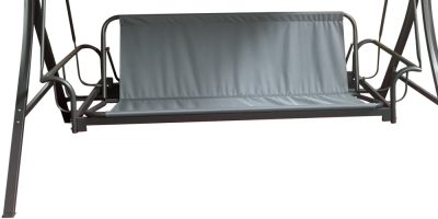 Rojaplast tartalék üléshuzat a Madrid fém kerti hintaágyhoz -szürke