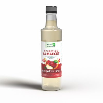 Multi 4u Szűretlen almaecet 500ml 100% tiszta almaléből erjesztve
