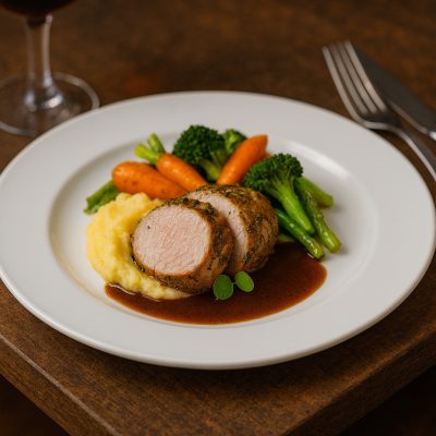 Boj fehér porcelán 23 cm-es menüs tányér, 6 db-os csomag