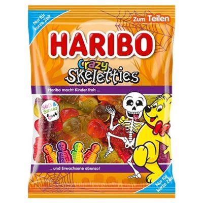 Haribo crazy skeletties csontváz alakú gumicukor 160g