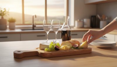 Acacia fa tálalódeszka 8,5x25x1,5