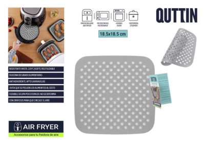 Szilikon lap air fryerbe 18,5x18,5 cm