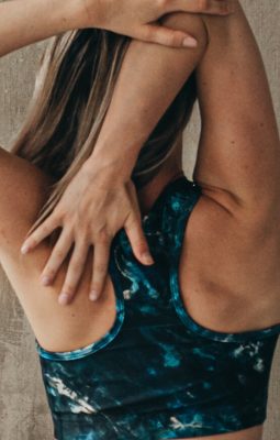 Technikai sportmelltartó - Dark stone mintás - PATENT DUO