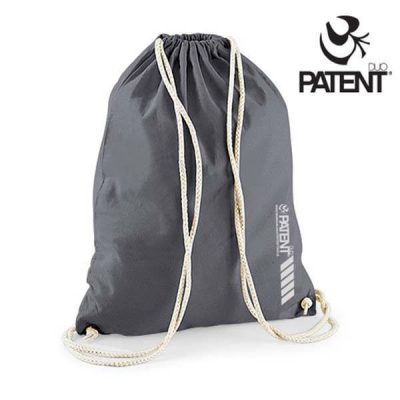 Vászon gymbag - szürke - PATENT DUO
