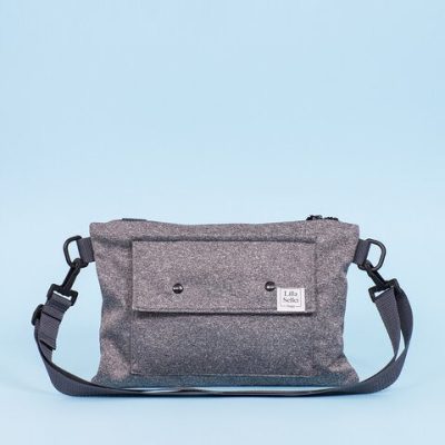 Oldaltáska - szürke - Lilla Sellei Bags