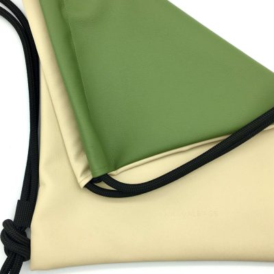 Biside gymbag - green&beige - MANUALBAGS