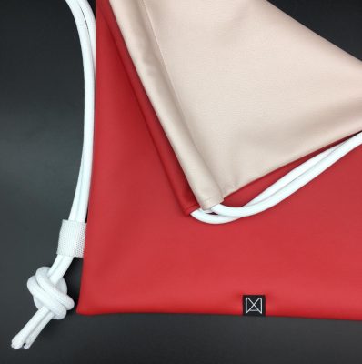 UTOLSÓ! - Biside gymbag - red&pink - MANUALBAGS