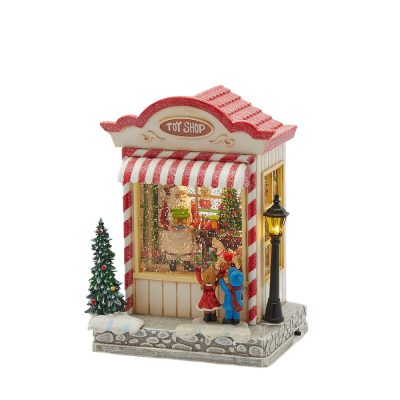 Játékbolt havazó, zenélő Led-es 21x13cm