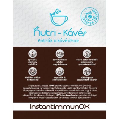 Nutri-Kávé instant kávéval InstantimmunOX 180g 